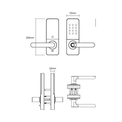 Entris - Smart Lock With Built in Wifi